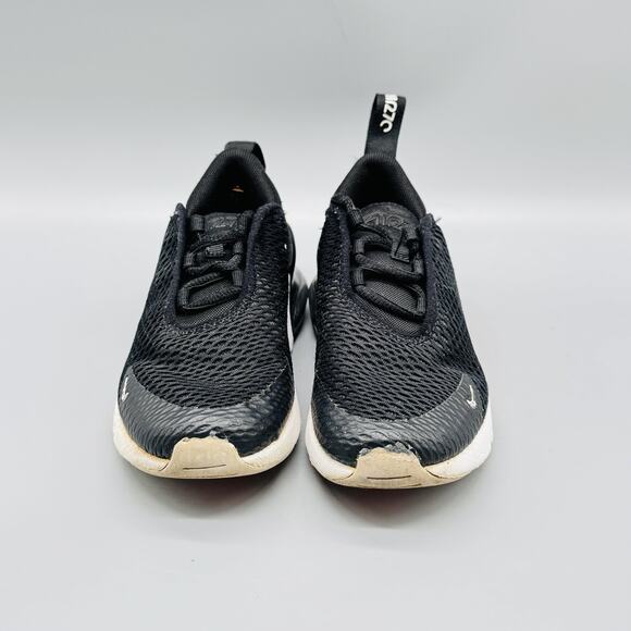 Nike Shoes Kids Boys 11c Black White Air Max 270 Mesh Running Athletic Sneakers - Picture 3 of 12